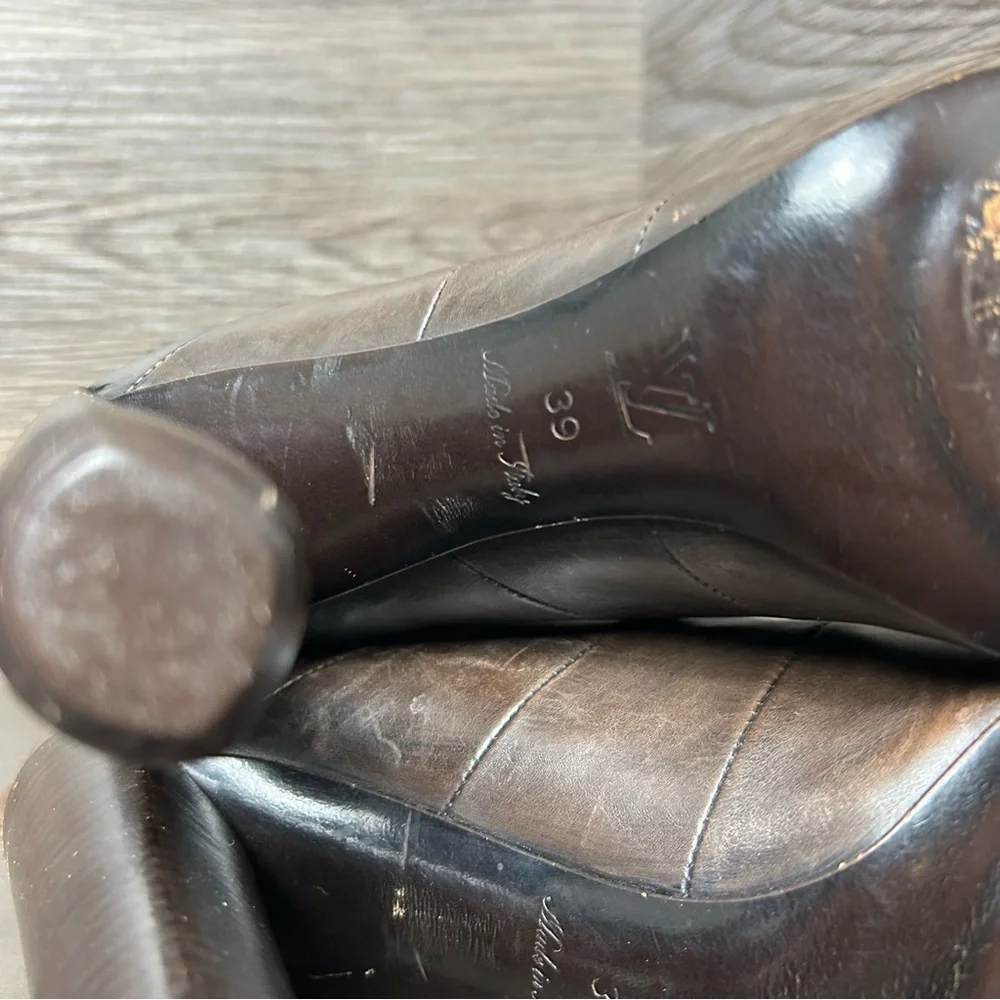 Louis Vuitton Brown Leather Women's Boots - Picture 7 of 9
